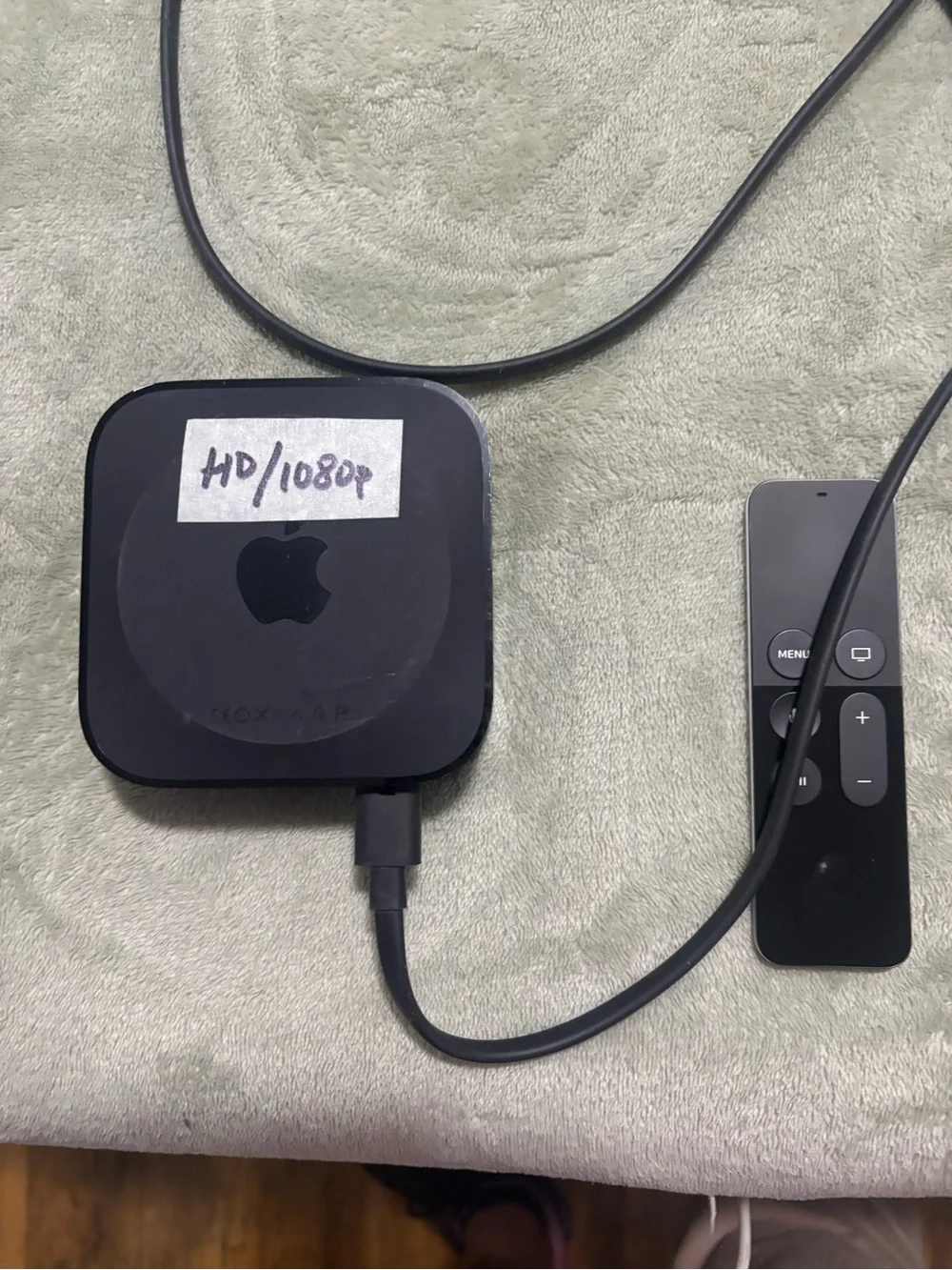 Apple TV Media Streamer with Black Siri Remote
